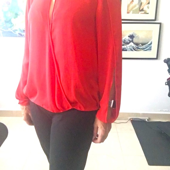 Halston Heritage Silk Blouse - Picture 8 of 11